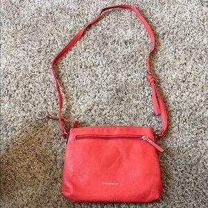 Enzo Angiolini Vibrant Red Crossbody Bag